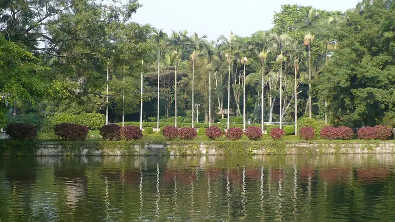 Tropical Botanical Garden in Menglun: arrive at opening, ride the carts