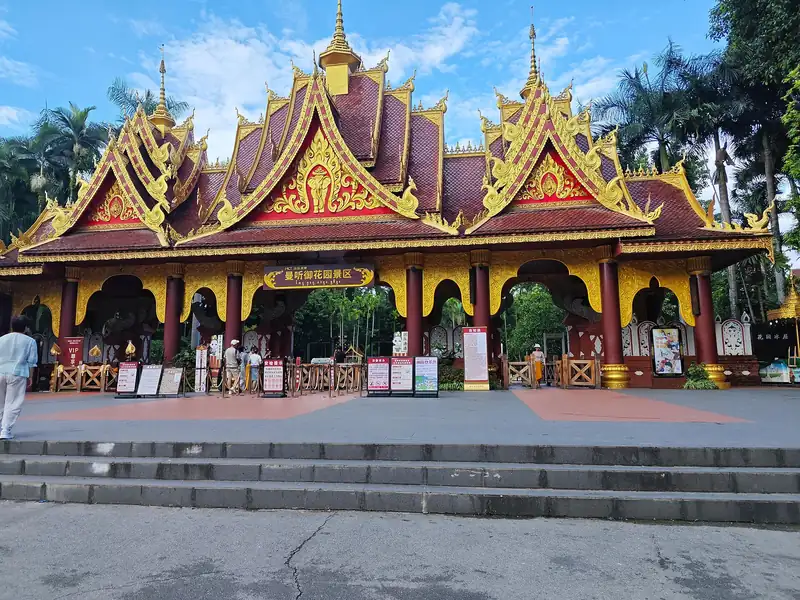 A Dai-style hall in Jinghong