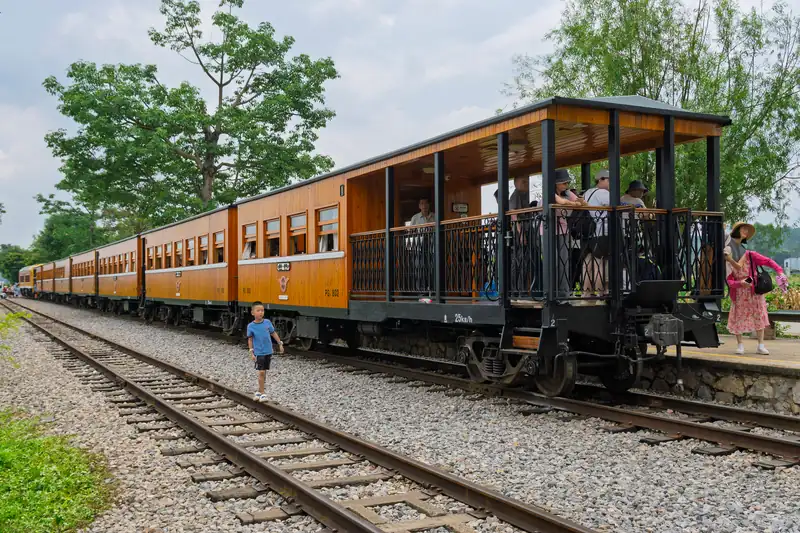 Ride Jianshui's old narrow-gauge train to Tuanshan village