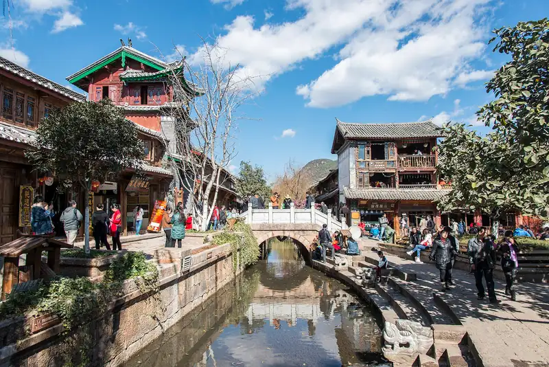 Canals and lanes of Lijiang Old Town