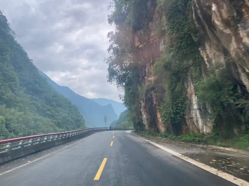 Don't drive the canyon road after dark or in the rainy season