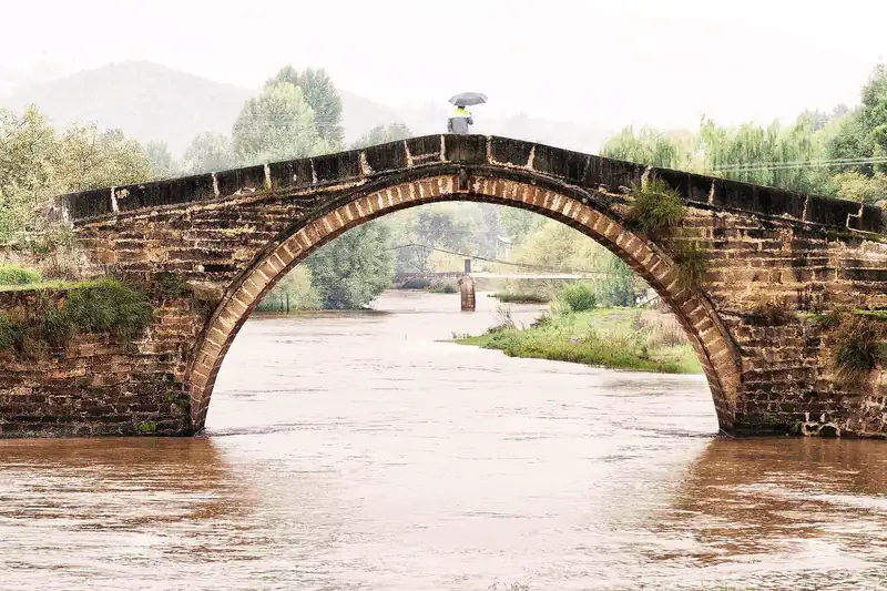 Yujin Bridge on the old caravan route