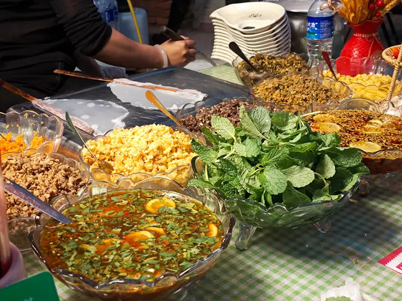 Starlight Night Market: eat your way through, skip the clothes stalls