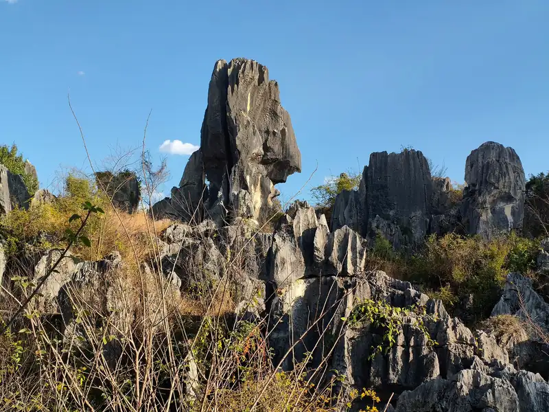 Stone Forest at opening time, then Naigu next door